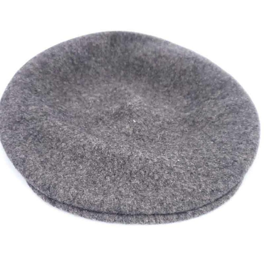 VTG Kangol England Wool Hat Flat Beret Newsboy Cap Gray Small/Medium VINTAGE